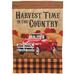 East Urban Home Truck Harvest 2-Sided Polyester 42 x 29 in. House Flag in Brown/Orange | 42 H x 29 W in | Wayfair 8FE4B50CC6F744C89DA4AD90F42BFFCA