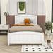 Harriet Bee Emmeric Twin Platform Bed w/ Trundle Wood in White | 37.5 H x 41 W x 79 D in | Wayfair 2380108EB40D4080835E5359DAAB3827