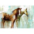 Foundry Select Horse Pals Canvas | 12 H x 18 W x 1.25 D in | Wayfair 8594AF8AB2214DC793B60E87C3B61557