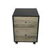 Loon Peak® Coppolino 2 Drawer File Cabinet Wood in Brown/Gray | 25 H x 19 W x 20 D in | Wayfair A25A99928F8D4F84850794E243FB1714