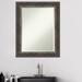 Andover Mills™ Roulston Traditional Beveled Distressed Bathroom/Vanity Wall Mirror Plastic in Gray/Black | 29 H x 23 W x 1 D in | Wayfair