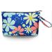 East Urban Home Makeup Bag Travel Cosmetic Bag Small Toiletry Bags Makeup Cosmetic Pouch For Purse Cosmetics Toiletries in Blue | Wayfair