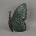 Rosalind Wheeler Alisynn Metal Butterfly Garden Statue Metal in Green | 13.5 H x 9 W x 5.25 D in | Wayfair 90C979D832C34966A54F7E4E803EC7A6