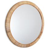 Bay Isle Home™ Nauvoo Dresser Mirror, Rattan in Brown | 30 H x 30 W x 1 D in | Wayfair 9353B8E9891C4C87805CE381BBF84411