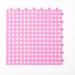 Symple Stuff Denoila 11.8 in. x 11.8 in. Non-Slip Indoor Door Mat Rubber in Pink | 11.8 H x 11.8 W x 0.02 D in | Wayfair