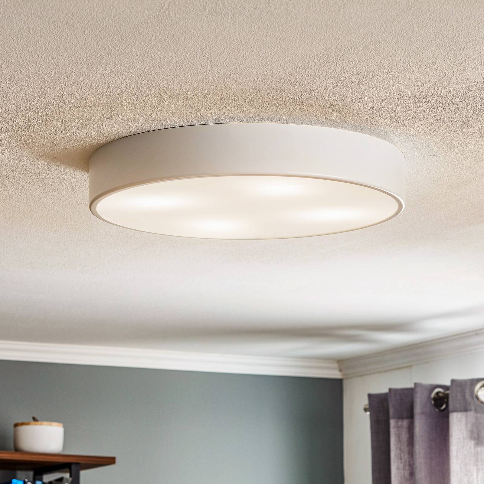 Deckenlampe mit Bewegungsmelder Cleo 500 TEMAR LIGHTING, weiß / opal, für Wohn- / Esszimmer, Metall, Modern, Deckenlampe mit Sensor