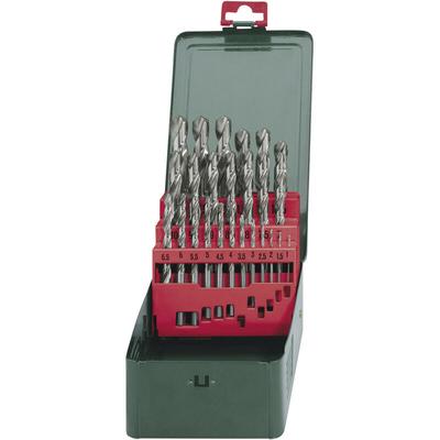 627154000 hss Metall-Spiralbohrer-Set 25teilig geschliffen din 338 Zylinderschaft 1 Set - Metabo