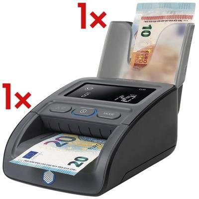 Geldscheinprüfgerät »155-S« inkl. Banknotenstapler »RS-100« schwarz, Safescan, 12.8x8.3x15.9 cm
