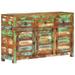 vidaXL Sideboard 43.3"x11.8"x25.6" Solid Wood Reclaimed - 43.3" x 11.8" x 25.6"