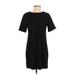 Old Navy Casual Dress - Sheath Crew Neck Short Sleeve: Black Solid Dresses - Women's Size Small