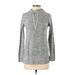 Gap Pullover Hoodie: Gray Marled Tops - Women's Size X-Small