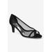 Women's Picaboo Pump by Easy Street in Black Suede (Size 9 1/2 M)