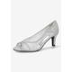 Women's Picaboo Pump by Easy Street in Silver Glitter (Size 9 1/2 M)