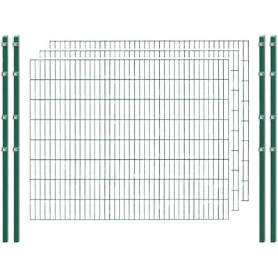 Arvotec Einstabmattenzaun 36 - 60, (Set, 7 St.) grün Zaunelemente Zäune Garten Balkon