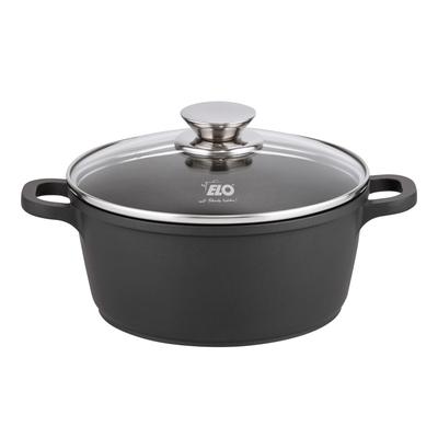 Kochtopf ELO "Alucast", schwarz, H:9cm Ø:20cm, Töpfe, Induktion Image