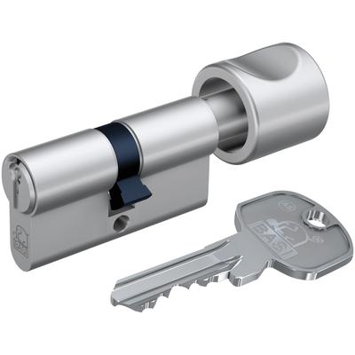 BASI Profilzylinder "Profil-Knaufzylinder - AS" Schließzylinder Gleichschließung Nr. 34 Gr. 40/65 mm, silberfarben Türzusatzschlösser