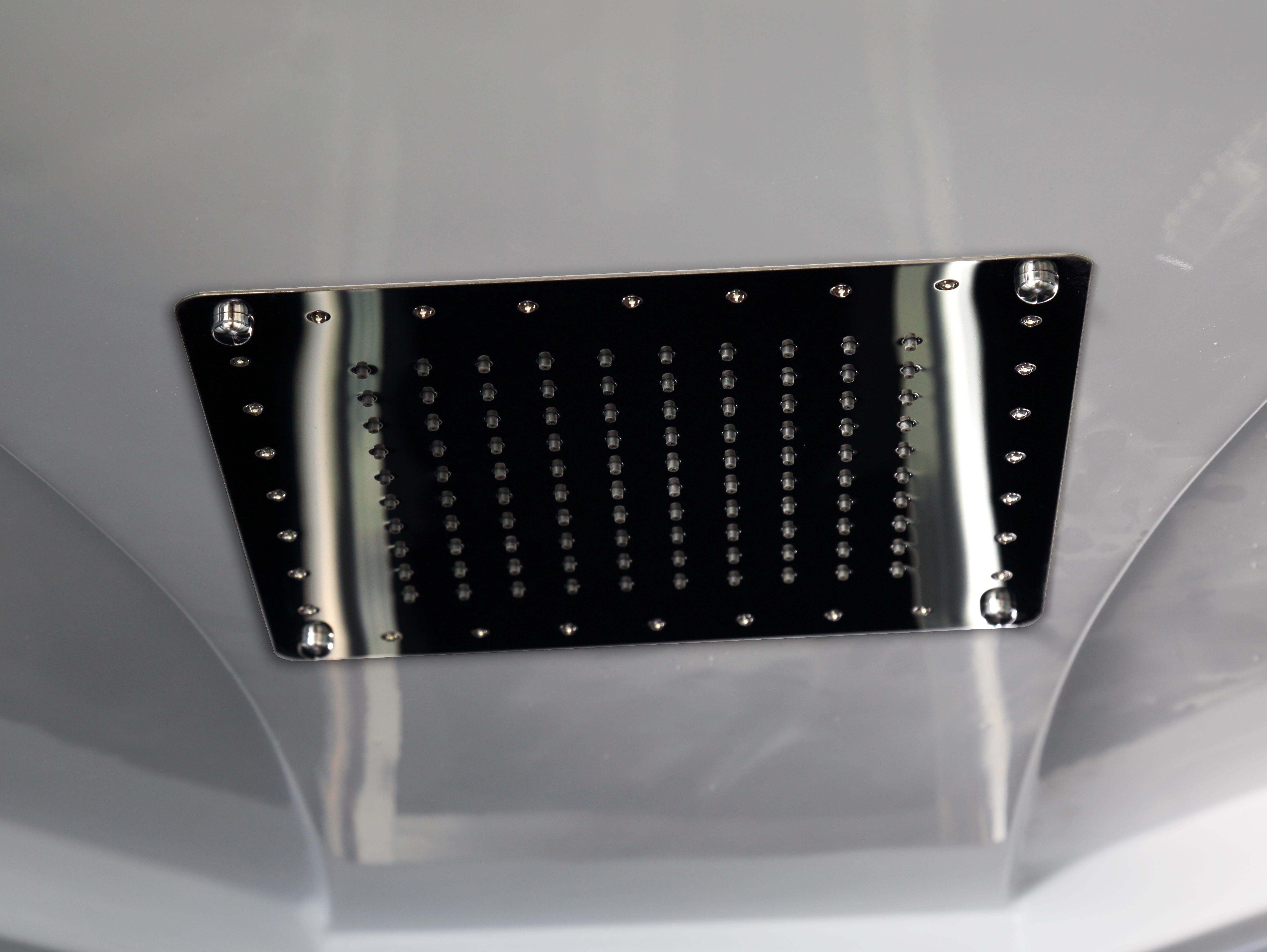 Komplettdusche SANOTECHNIK "Trend 2", grau (chromfarben), B:90cm H:215cm T:90cm, Duschkabinen, mit Beleuchtung