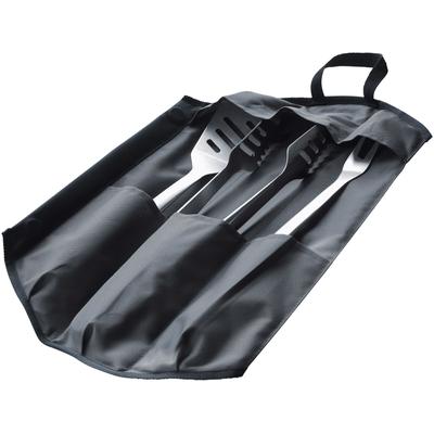 Grillbesteck-Set ENDERS "Premium", silber (edelstahlfarben), Edelstahl, Grillbesteck-Sets, Edelstahl, 3er-Set inkl. Tasche Image