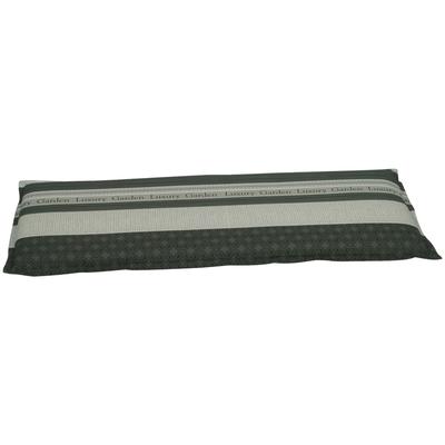 Bankauflage GO-DE, grau, B:148cm H:6cm T:45cm, Bezug: 50% Baumwolle, 50% Polyester, Polsterauflagen