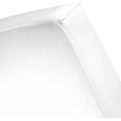 Spannbettlaken CINDERELLA "Sundays Satin für 25 cm Höhe", weiß, B:160cm L:210cm, Satin, Obermaterial: 100% Baumwolle, Laken, mit Rundumgummizug Image