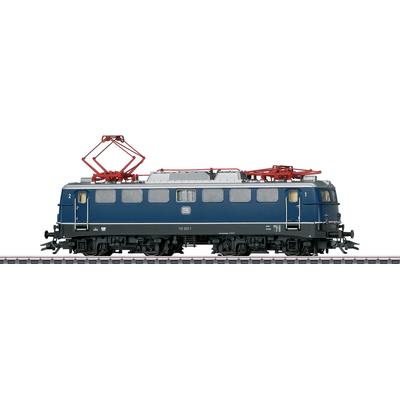 Elektrolokomotive MÄRKLIN "Baureihe 110.1 - 37108" Modelleisenbahn-Fahrzeuge blau Kinder Loks Wägen