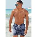 Badeshorts VENICE BEACH "Mat" Gr. M (50), N-Gr, blau (blau, marine) Herren Badehosen Badeshorts