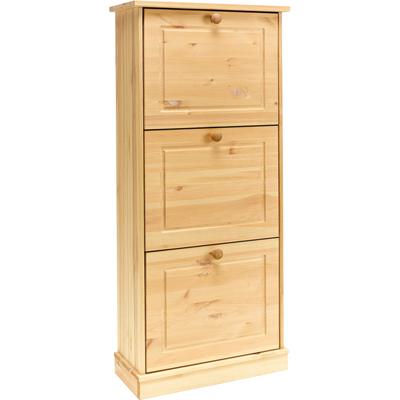 Schuhschrank HEINE HOME, beige (gelaugt, geölt), B:59cm H:120cm T:26cm, Schränke Image
