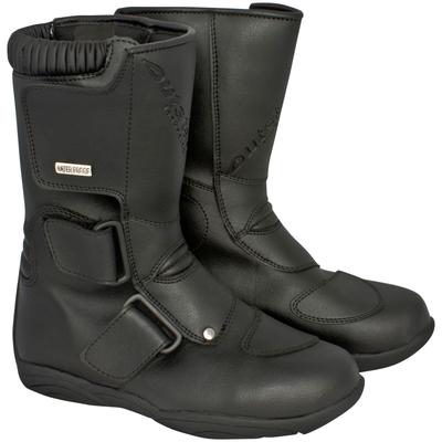 Motorradstiefel OUTSTARS "Valencia" Schuhe Gr. 43, schwarz Sicherheits-Tourensohle mit Einlage