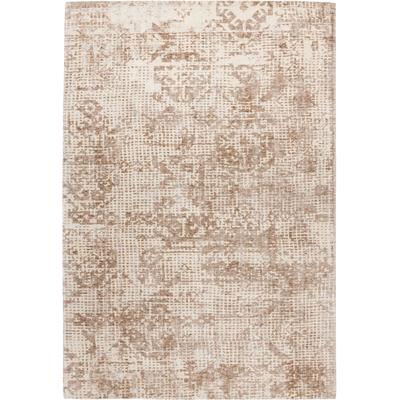 Teppich PADIRO "Puerto 225", beige (beige, creme), B:240cm H:10mm L:320cm, Viskose, Teppiche, Kurzflor, Viskose, Wohnzimmer, weicher Handweb, Vintage Optik Image