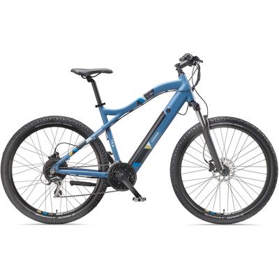 E-Bike TELEFUNKEN "Aufsteiger M922" Gr. 48, blau, E-Bikes, 48cm, 27,5 Zoll (69,85cm), Pedelec, Elektrofahrrad für Damen u. Herren, MTB