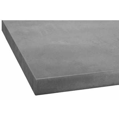 Arbeitsplatte WIHO KÜCHEN "Flexi 38", grau (beton grau), B:260cm H:3,8cm T:60cm, Tischplatten, 38 mm stark Image
