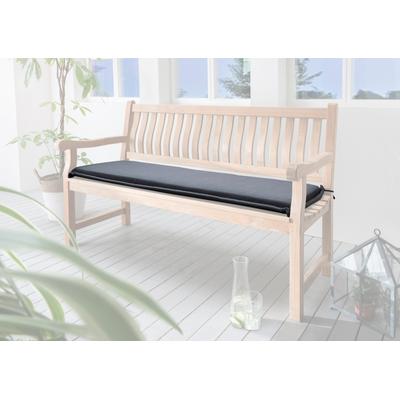 Bankauflage DESTINY "POLSTER", grau (anthrazit), B:170cm T:45cm, Obermaterial: 100% Polyester. Füllung: 100% Polyurethan, Polsterauflagen, Polyester