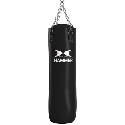 Boxsack HAMMER "Black Kick" Gr. 3, schwarz, Boxsäcke, B/H: 35cm x 150cm, unifarben, Logo, B:35cm H:150cm