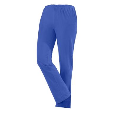 Homewearpants, Damen, Gr. 54, Normalgrößen, blau (royalblau), 100% Baumwolle, unifarben, lang, Hosen Image
