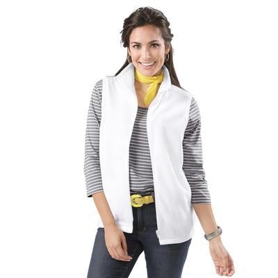Fleeceweste CLASSIC BASICS, Damen, Gr. 40, beige (ecru), 100% Polyester, unifarben, Westen Image