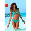 Triangel-Bikini LASCANA Gr. 40, Cup B, blau (türkis) Damen Bikini-Sets Ocean Blue