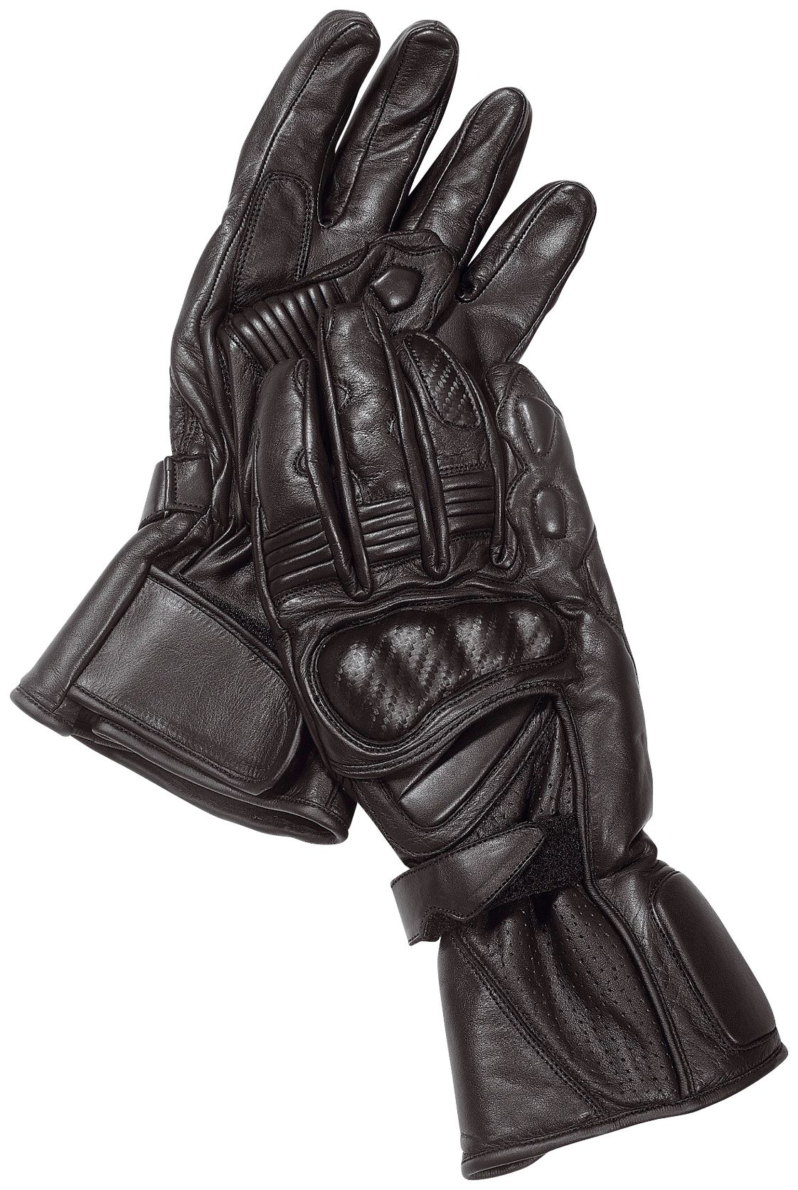 Motorradhandschuhe ROLEFF "Racewear" Gr. M, schwarz, Handschuhe, M, Obermaterial: 100% Rindsleder. Innenfutter: 100% Polyester, winddicht, wasserdicht Image