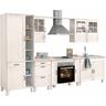 "Küchenzeile HOME AFFAIRE ""Alby"" Komplettküchen-Sets Gr. B/T: 325 cm x 60 cm, weiß (küche: weiß, weiß) Küchenzeilen ohne Elektrogeräte"