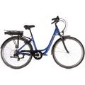E-Bike SAXONETTE "Advanced Sport" E-Bikes Gr. 45 cm, 28 Zoll (71,12 cm), blau (blau matt) E-Bikes