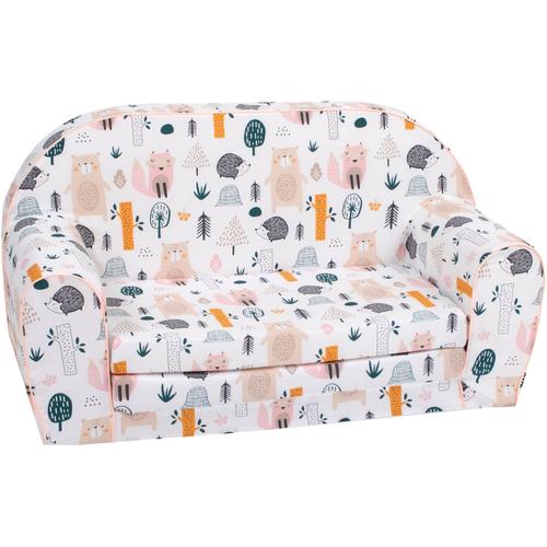 Sofa KNORRTOYS ""Wildlife"" Sofas Gr. B/H/T: 77cm x 42cm x 34cm, Baumwolle, bunt (wildlife) Kinder für Kinder; Made in Europe