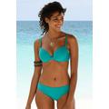Bügel-Bikini-Top S.OLIVER "Spain" Gr. 38, Cup B, blau (türkis) Damen Bikini-Oberteile Ocean Blue
