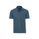 Poloshirt TRIGEMA "TRIGEMA Polohemd mit Brusttasche" Gr. L, blau (jeans, melange) Herren Shirts Kurzarm