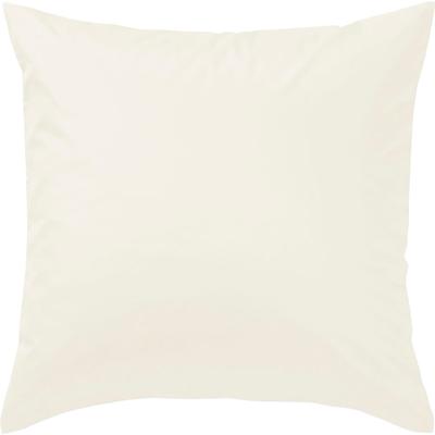 Kissenbezug CURT BAUER "Uni-Mako-Satin", beige (champagner), B:80cm L:80cm, Mako-Satin, Obermaterial: 100% Baumwolle, Kissenbezüge, Unifarben Image