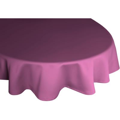 Tischdecke WIRTH "NEWBURY" Gr. 1, lila (beere), B:120cm L:160cm, Polyester, Baumwolle, Tischdecken, oval