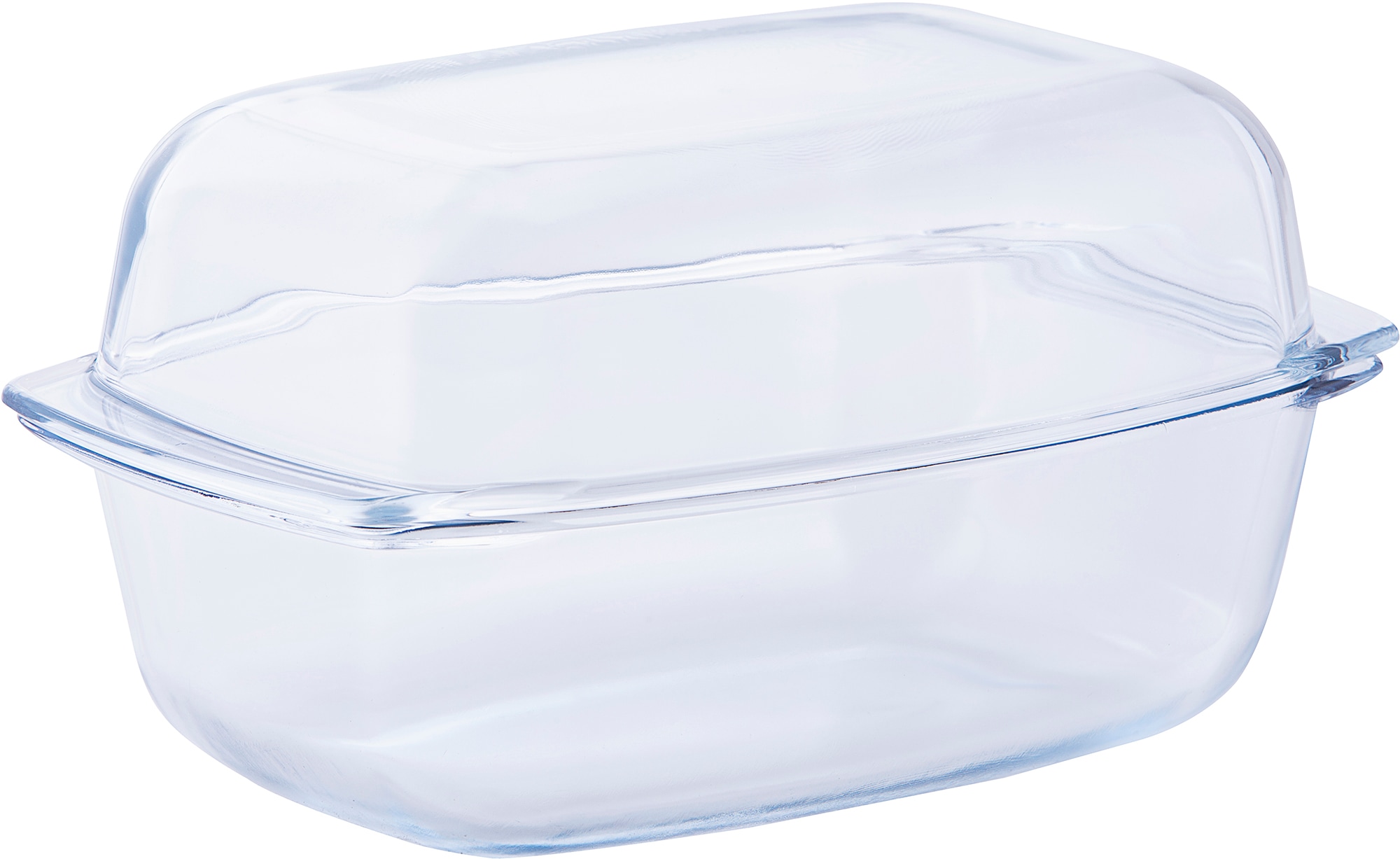 Auflaufform VAN WELL, transparent, B:21,5cm T:34cm, Glas, Auflaufformen, feuerfestes Glas, 7 Liter Image