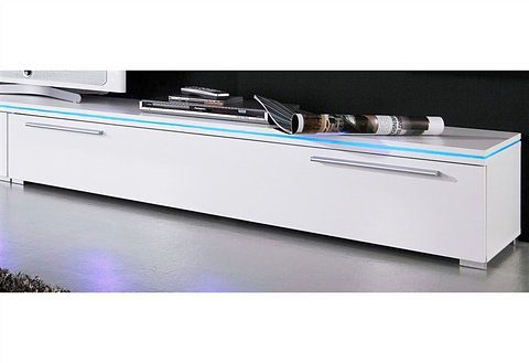 Lowboard HÖLTKEMEYER "Line TV-Board, TV-Schrank", weiß, Sideboards, Lowboard, Breite 150 cm