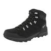 Wanderschuh JACK WOLFSKIN "REFUGIO TEXAPORE MID M", Gr. 44, schwarz, Leder, Textil, Synthetik, sportlich, Schuhe, Wasserdicht