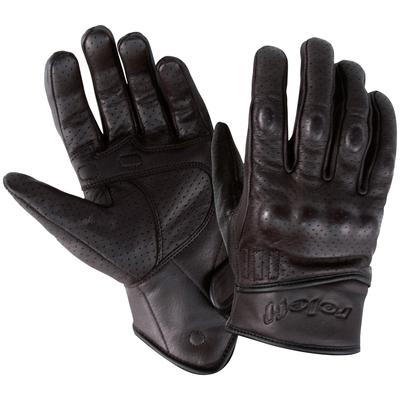 Motorradhandschuhe ROLEFF "RO 71" Gr. XL, schwarz, Handschuhe, XL, Ziegenleder, für den Sommer, mit Polsterung