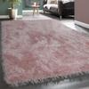 Hochflor-Teppich PACO HOME "Glamour 300" Gr. 1, rosa, B:60cm H:70mm L:100cm, Polyester, Teppiche, Uni Farben, mit weichem Glanz Garn, auch als Läufer erhältlich