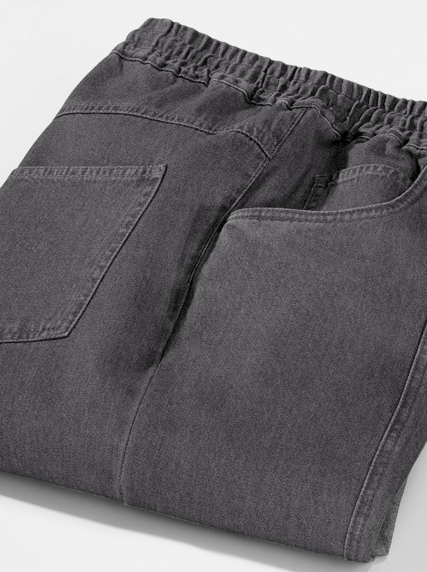 Trainingshose CLASSIC, Herren, Gr. 58, Normalgrößen, grau (grau, denim), 100% Baumwolle, unifarben, lang, Hosen Trainingshose Image